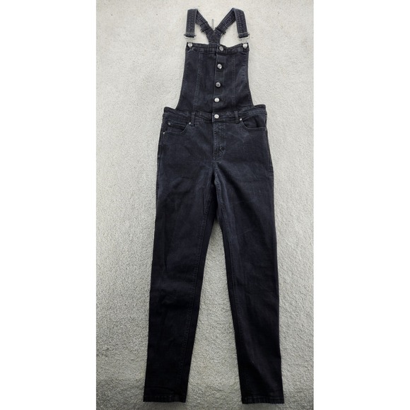 Celebrity Pink Denim - Celebrity Pink Women's Blue Jean Overalls Size L Denim, Dark skinny